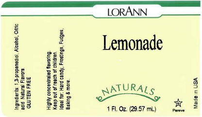 Lemonade Flavoring - Compounded Natural Flavors 16 oz., 1 Gallon, 5 Gallon - Ships Free Within Canada on Orders Above CAD $199