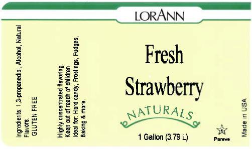 Fresh Strawberry Flavoring - Compounded Natural Flavors 16 oz., 1 Gallon, 5 Gallon - Ships Free Within Canada on Orders Above CAD $199