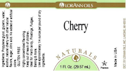 Cherry Flavoring - Compounded Natural Flavors 16 oz., 1 Gallon, 5 Gallon - Ships Free Within Canada on Orders Above CAD $199