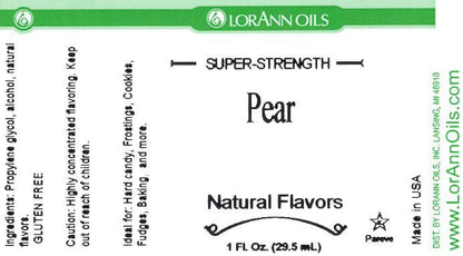 Pear Flavoring - Super Strength Flavor 1 oz., 16 oz., 1 Gallon, 5 Gallons - Ships Free Within Canada on Orders Above CAD $199