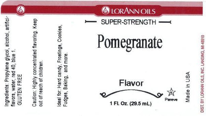 Pomegranate Flavoring - Super Strength Flavor 1 oz., 16 oz., 1 Gallon, 5 Gallons - Ships Free Within Canada on Orders Above CAD $199