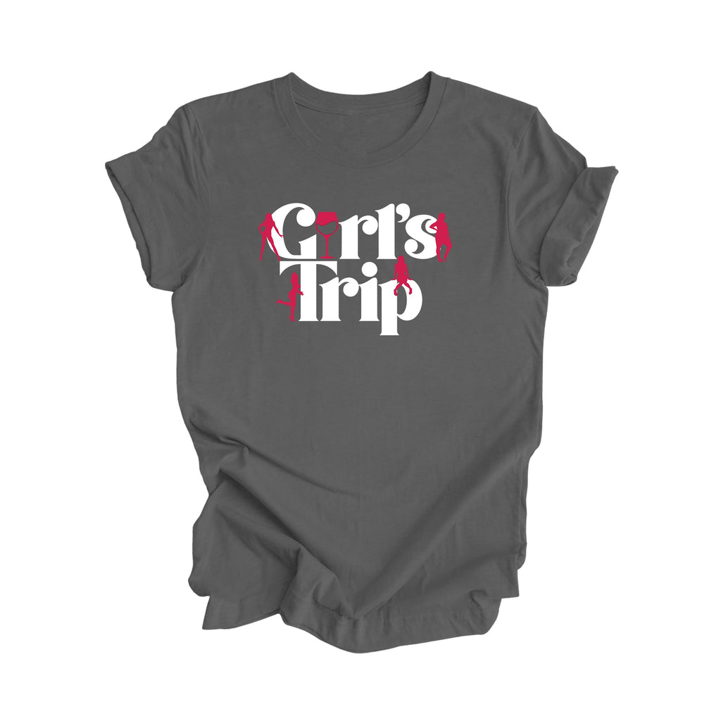 Girls Trip Shirt, Gift, Travel Shirt, Matching Vacation Shirts, Adventure Shirt, Road Trip Shirt, Matching Girls Shirt, Travel T-Shirt - Inspired X