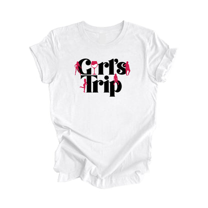 Girls Trip Shirt, Gift, Travel Shirt, Matching Vacation Shirts, Adventure Shirt, Road Trip Shirt, Matching Girls Shirt, Travel T-Shirt - Inspired X