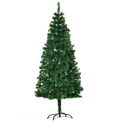 4.9ft Green Christmas Tree Artificial Xmas Holidays Party with Decoration Ornament
