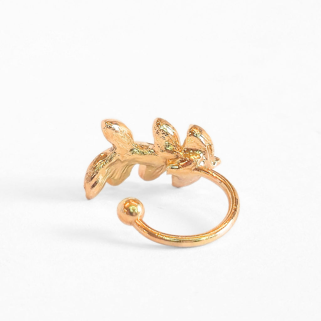 Gold Leaf Ear Cuff