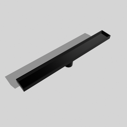 24″ Linear Shower Drain, 304 Stainless Steel — Grate or Tile-In Cover