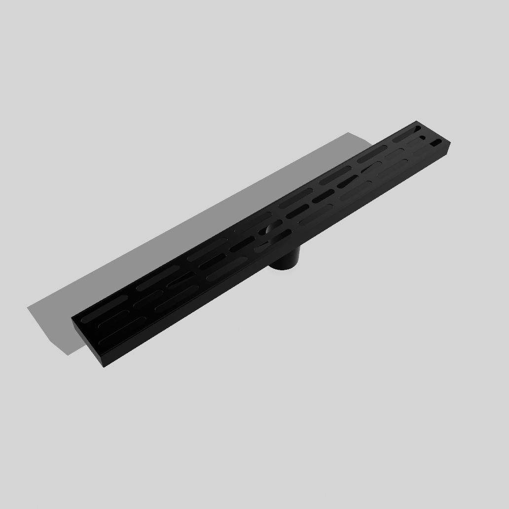 24″ Linear Shower Drain, 304 Stainless Steel — Grate or Tile-In Cover