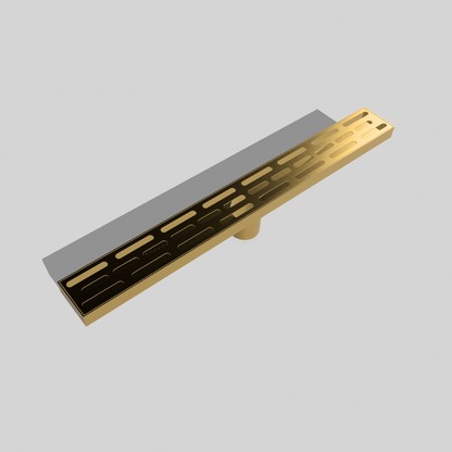 24″ Linear Shower Drain, 304 Stainless Steel — Grate or Tile-In Cover