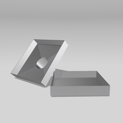 6″ × 6″ Square Shower Drain, 304 Stainless Steel — Grate or Tile-In Cover