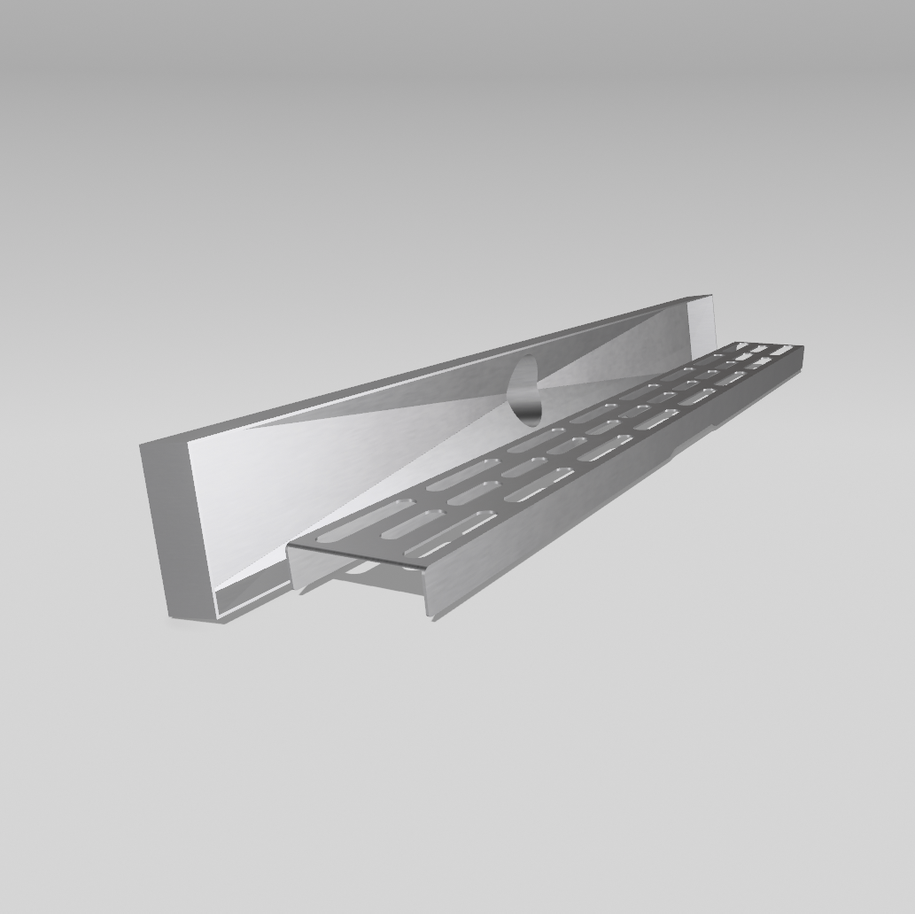 28″ Linear Shower Drain, 304 Stainless Steel — Grate or Tile-In Cover