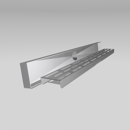 28″ Linear Shower Drain, 304 Stainless Steel — Grate or Tile-In Cover