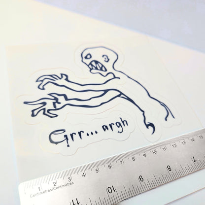 Grr... Argh | Vinyl Sticker
