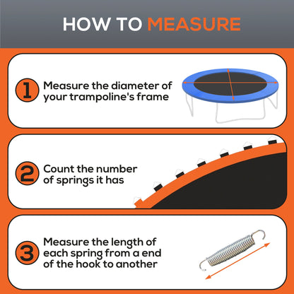 Trampoline Mat Replacement with Spring Pull Tool and 72 V-Hooks, Fits 12ft Trampoline, Using 5.5" Springs, Green