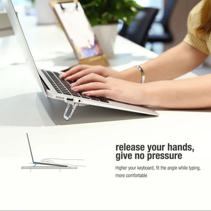 NILLKIN 1 Pair Universal Laptop Stand Portable Notebook Stand Adjustable Tablet stand Multi-Angle Laptop Holder Heat Release