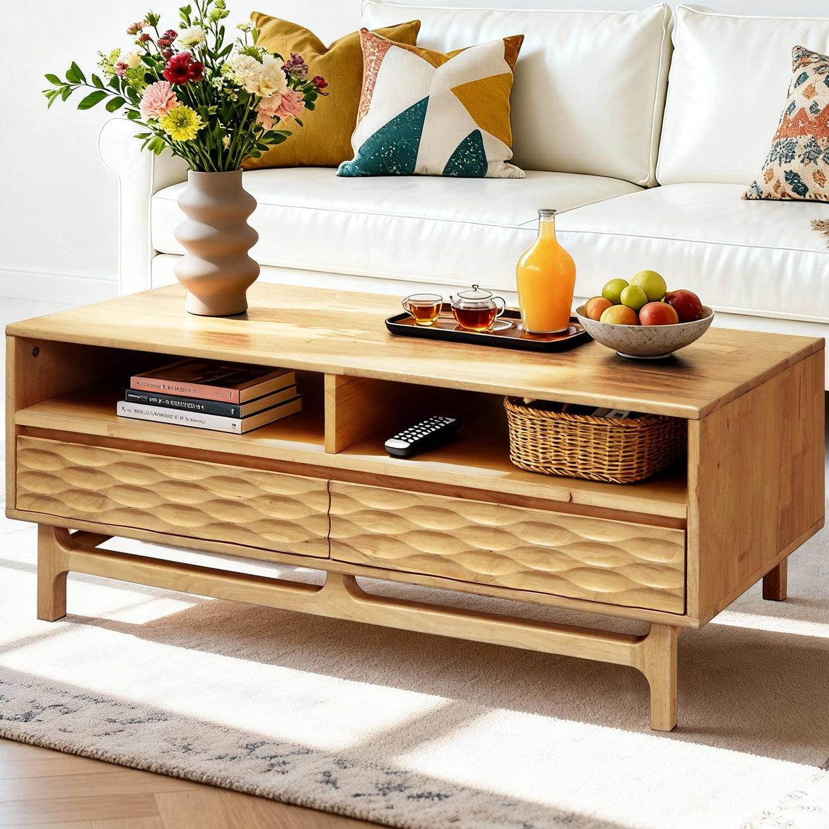 Elara Wooden Coffee Table