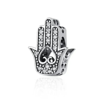 Dazzle in Elegance with 925 Sterling Silver CZ Beads for Bracelets & Bangles