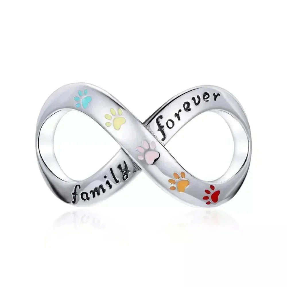 925 Sterling Silver Clear 5A Crystal Collection Family Heart X-Shape Charm Beads for Charm Bracelet & Necklace Pendant