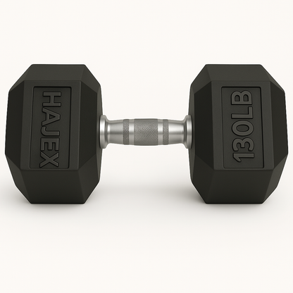 HAJEX Rubber Hex Dumbbells in Canada (2.5 to 150 LB) - Performance Series