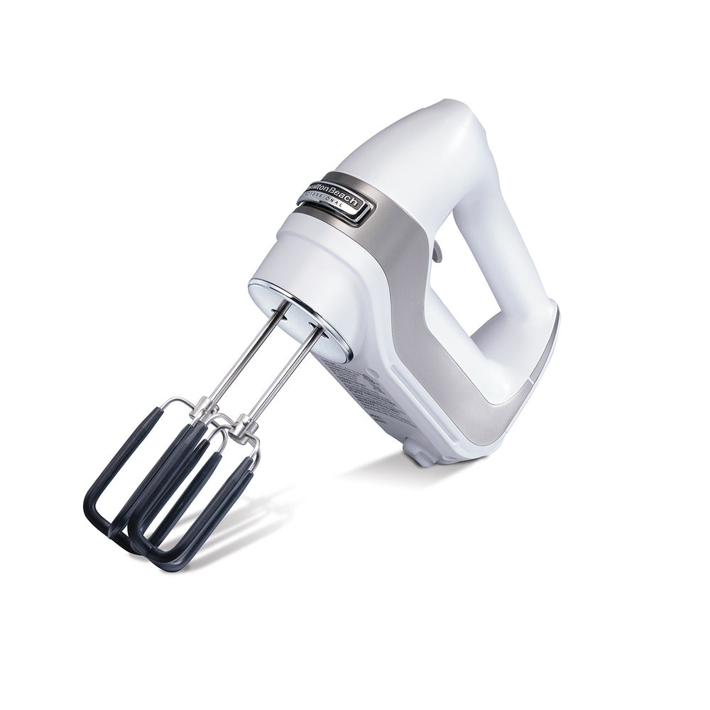 HAMILTON BEACH PROFESSIONAL 62656 7 Speed Hand Mixer in White- Refurbished with Home Essentials warranty
