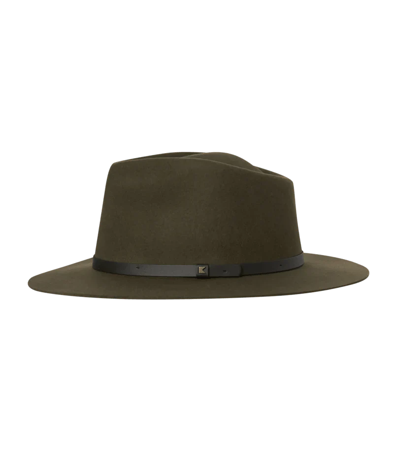 Kooringal Unisex Felt Wide Brim Fedora Goodwin Size XL