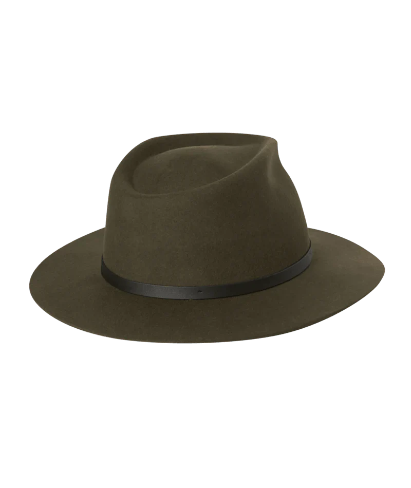 Kooringal Unisex Felt Wide Brim Fedora Goodwin Size XL