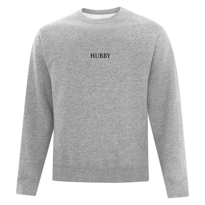 Crewneck "HUBBY" brodé