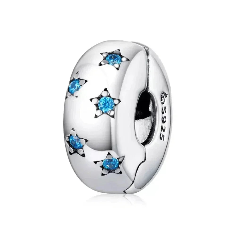 Dazzle in Elegance with 925 Sterling Silver CZ Beads for Bracelets & Bangles