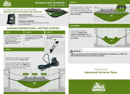 Mosquito Net Hammock 210T
