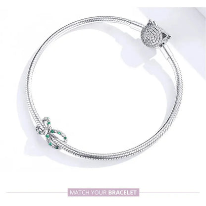 925 Sterling Silver Clear 5A Crystal Collection Family Heart X-Shape Charm Beads for Charm Bracelet & Necklace Pendant
