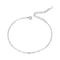 925 Sterling Silver Gold Cable Chain Bracelet