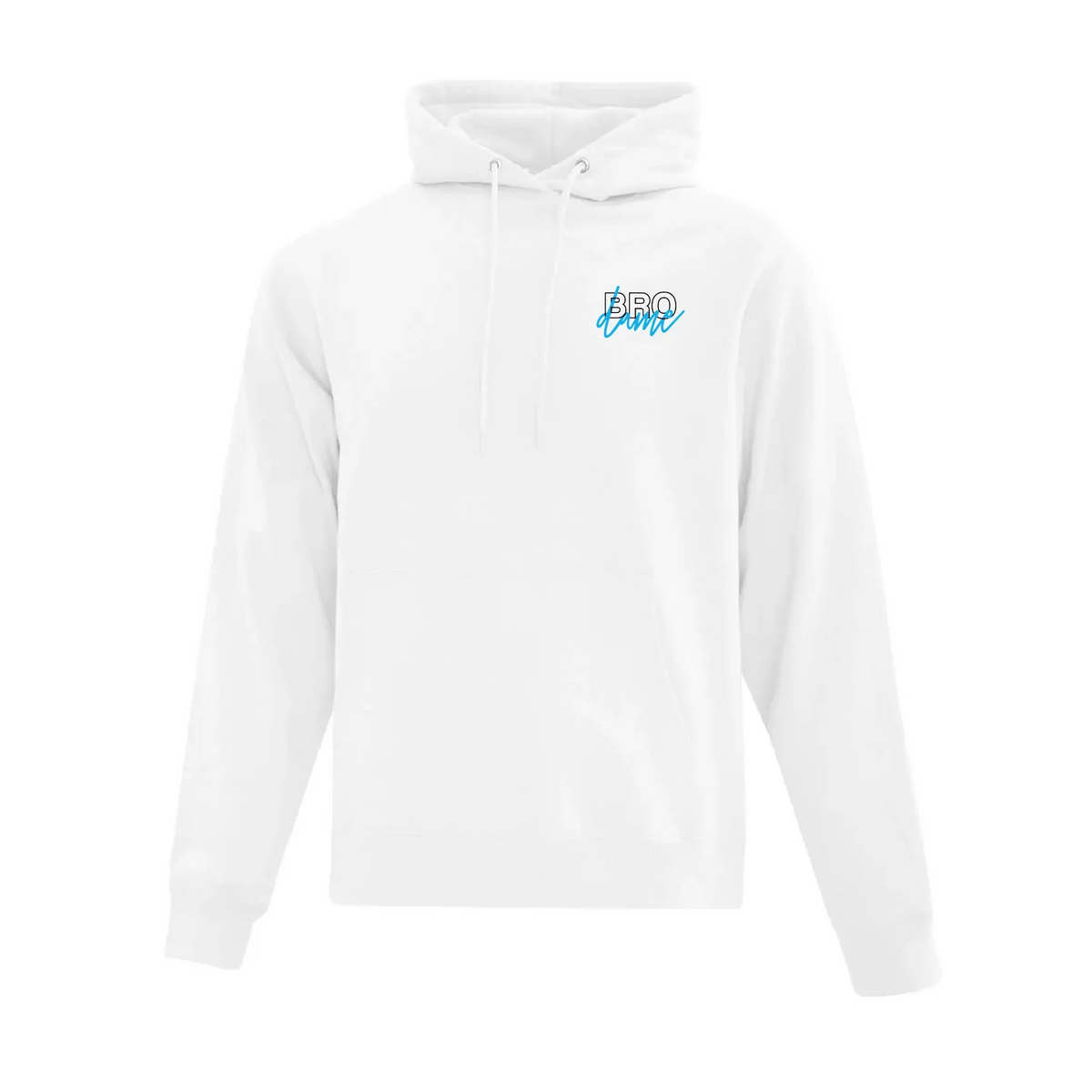 Hoodie "Brodame" cursive brodé