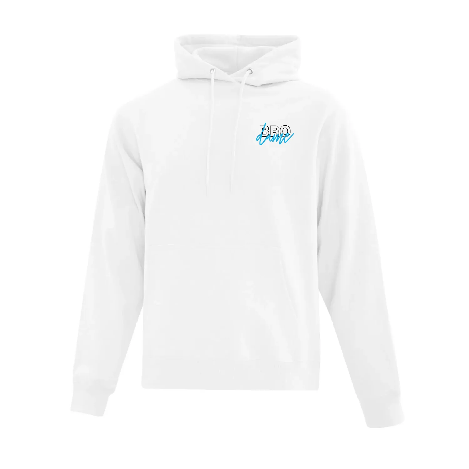 Hoodie "Brodame" cursive brodé