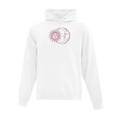 Hoodie Sun and Moon brodé