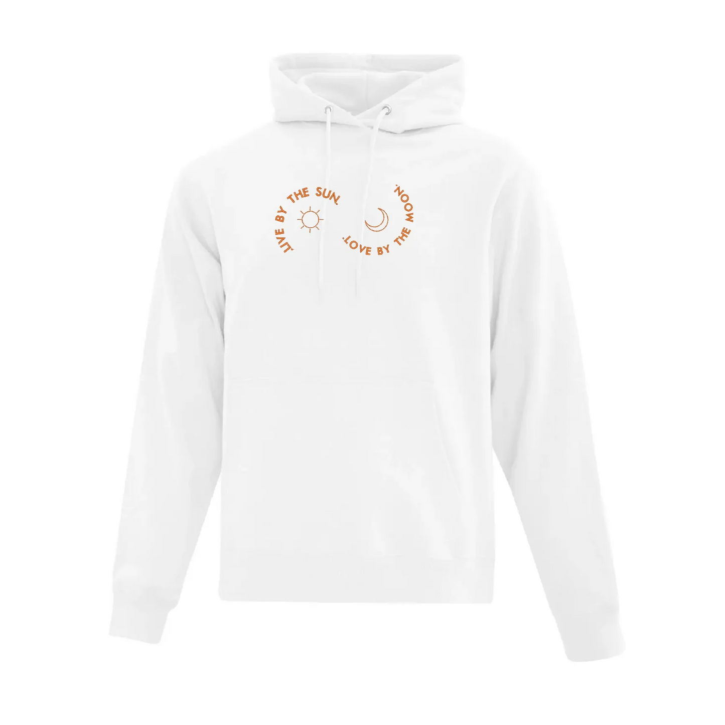 Hoodie "Live By The Sun" brodé