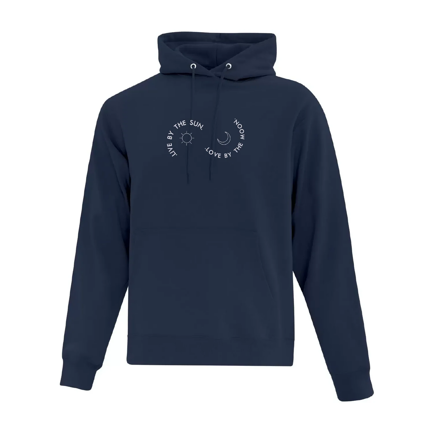 Hoodie "Live By The Sun" brodé
