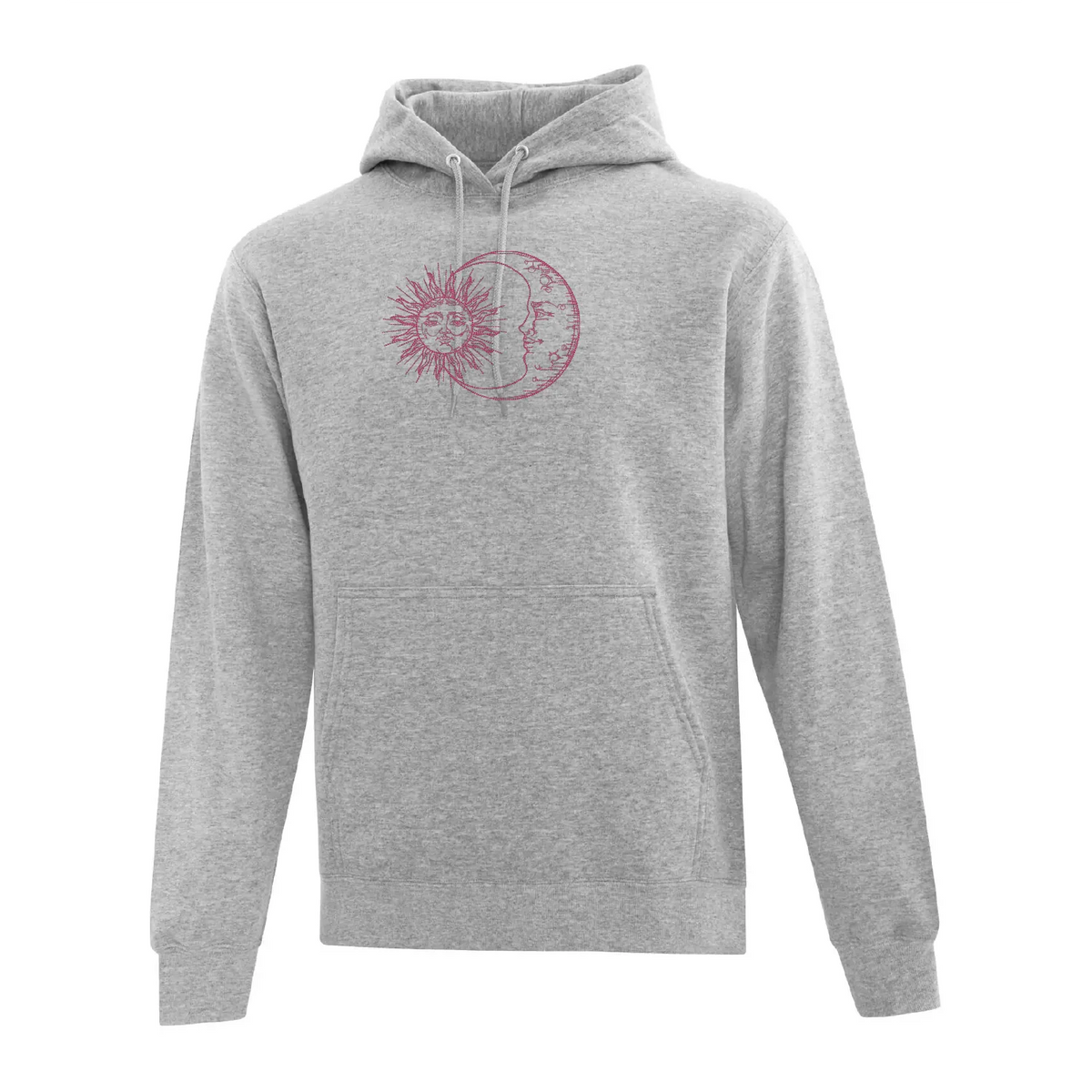 Hoodie Sun and Moon brodé