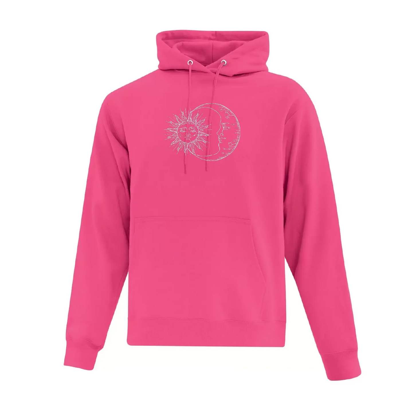 Hoodie Sun and Moon brodé