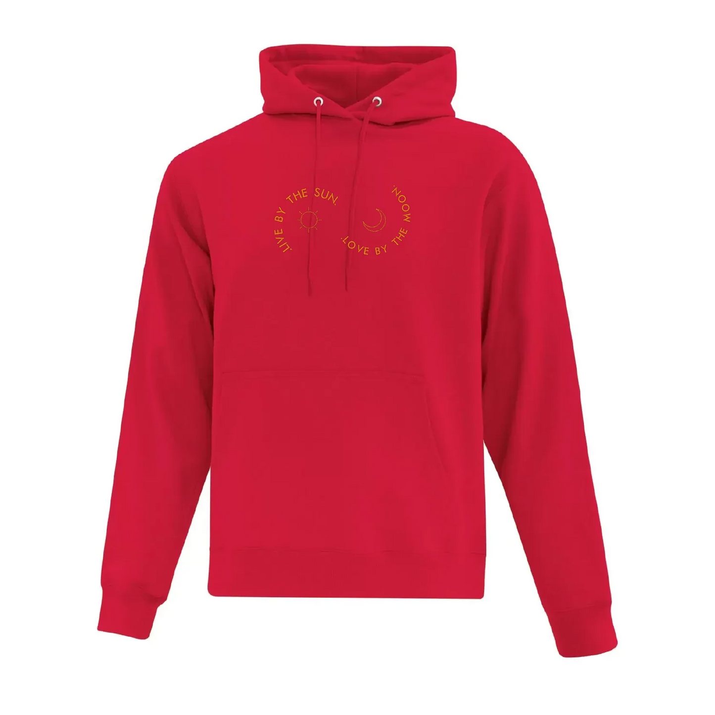Hoodie "Live By The Sun" brodé