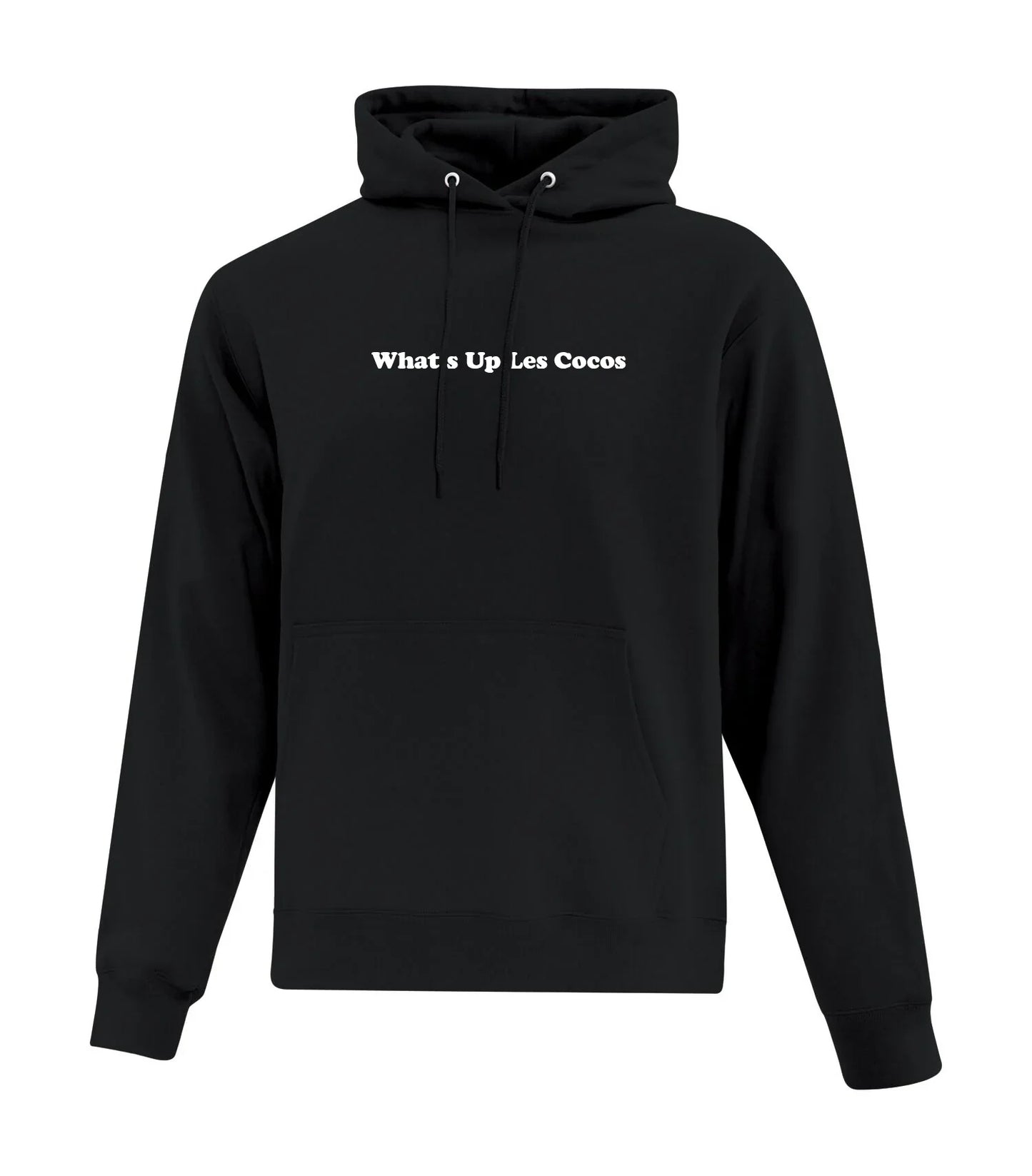 Hoodies Writing" What's Up Les Cocos" brodé