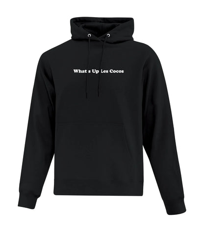 Hoodies Writing" What's Up Les Cocos" brodé