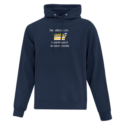 Hoodie Poutine imprimé