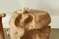 Table d’appoint erosion - teck ancien