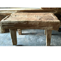 Table basse en bois exotique recyclé