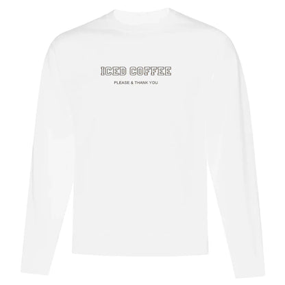 Crewneck "Iced Coffee" brodé