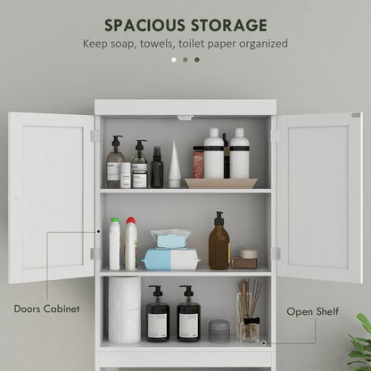 Over The Toilet Cabinet, Modern Bathroom Above Toilet Storage with Barn Doors and Open Shelf, Black