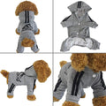 Dog Hoodie Pants Set | Adidog Dog Outfit Set