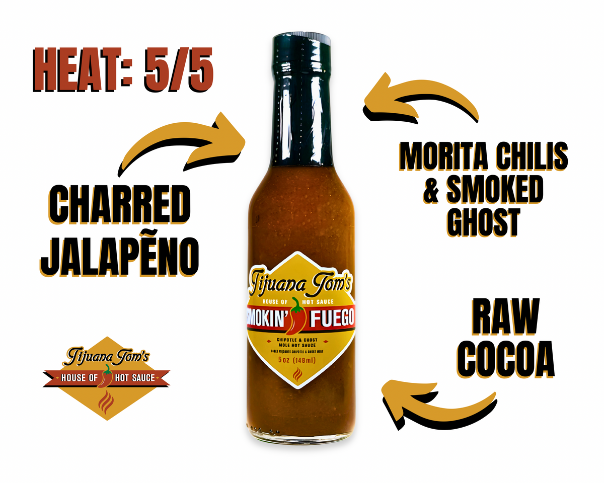Tijuana Tom's Signature "Smokin' Fuego" - (Wholesale - x12 Units)