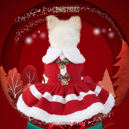 Merry Christmas Dog Holiday Dress | Festive Outfit