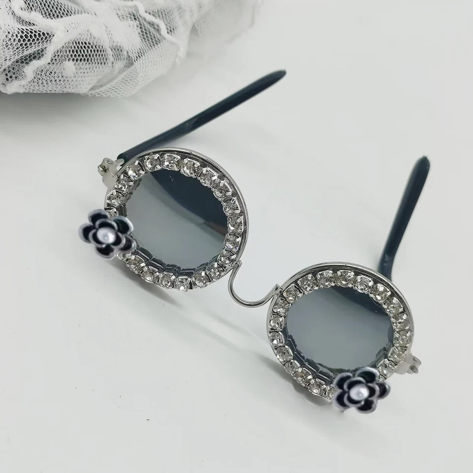 Coco Chewnel Rhinestone Dog Sunglasses | Fashion Pet Eyewear