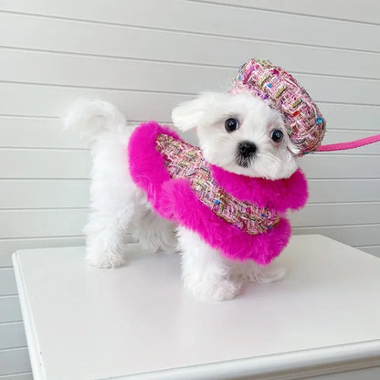 Sweet November Garden Harness Dress Set | Dress with Hat and Leash